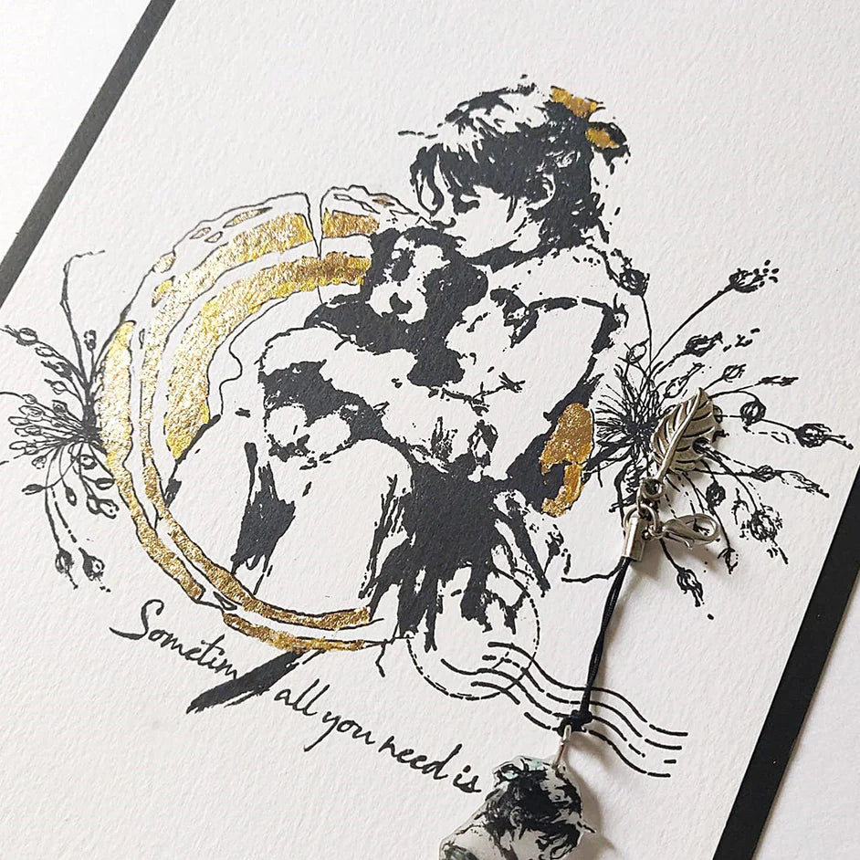 All You Need Is A Hug - Andy Skinner Rubber Stamp