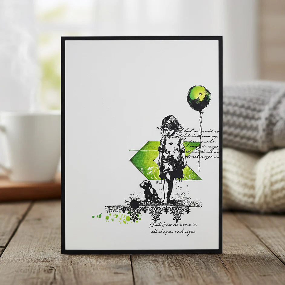 Best Friends - Andy Skinner Rubber Stamp