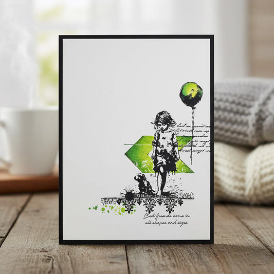 Best Friends - Andy Skinner Rubber Stamp