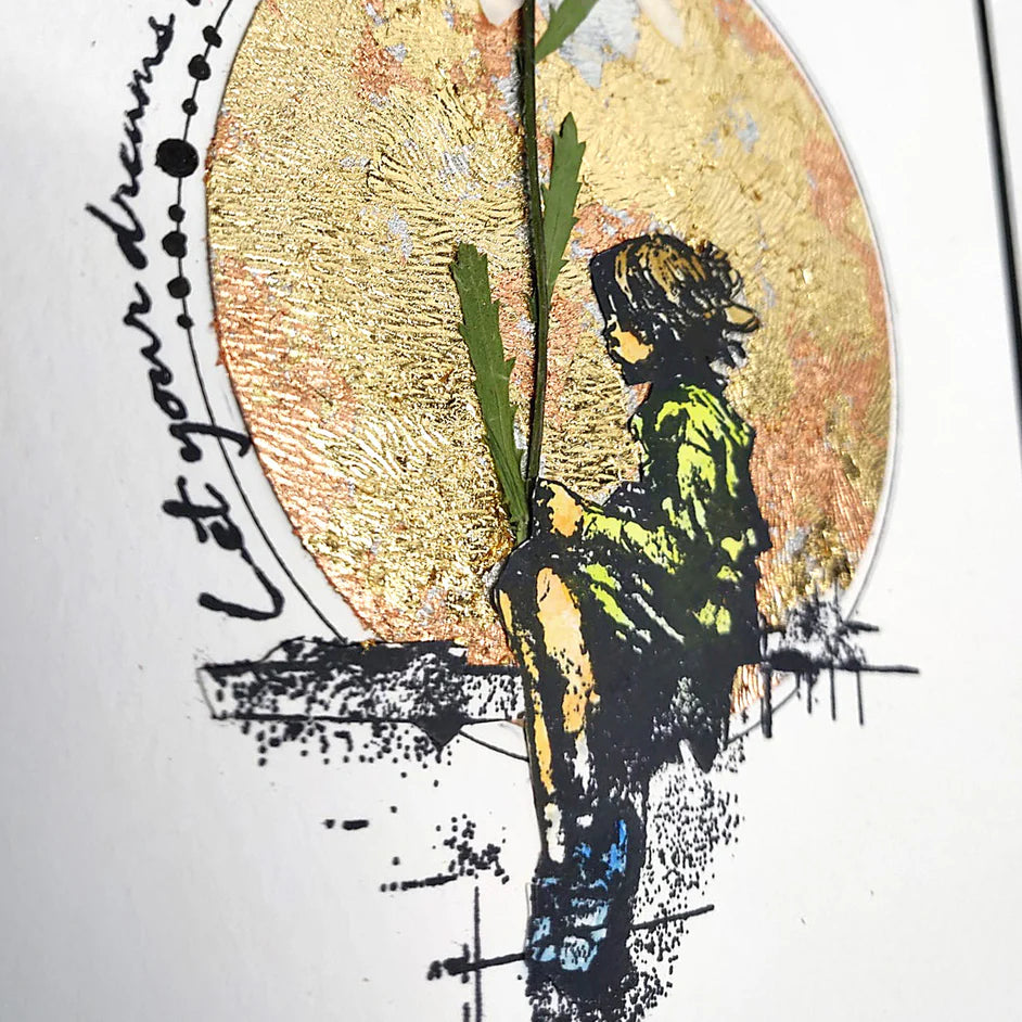 Let Your Dreams Take Flight - Andy Skinner Rubber Stamp