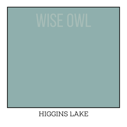 Turquoise Furniture Paint - Higgins Lake - Wise Owl One Hour Enamel Paint