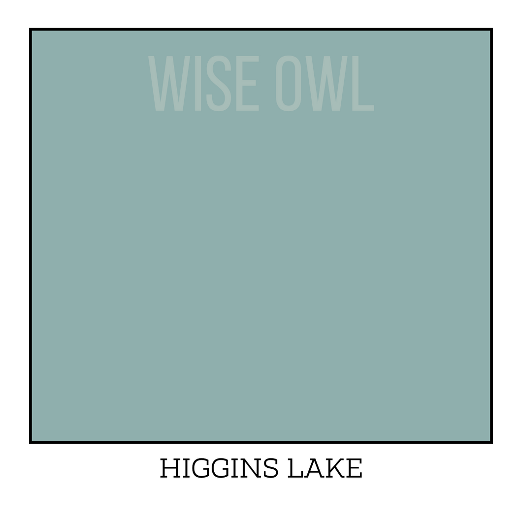 Turquoise Furniture Paint - Higgins Lake - Wise Owl One Hour Enamel Paint