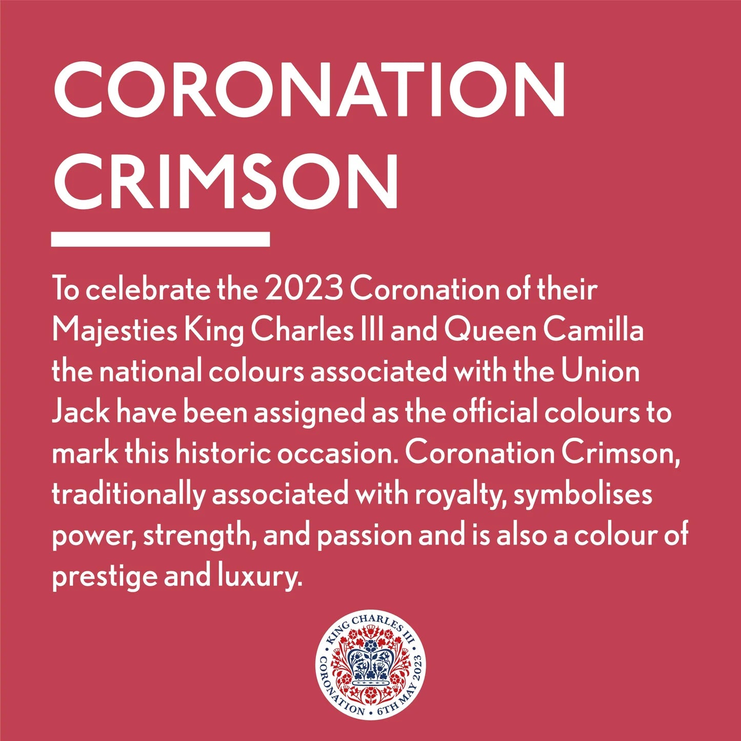 Coronation Crimson - Jubilee Paint | Furniture & Craft Paint