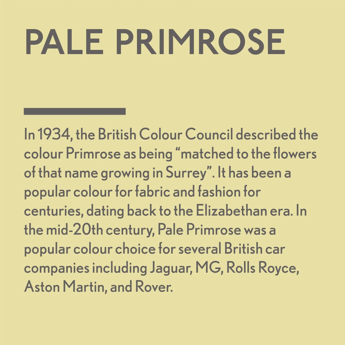 Pale Primrose - Jubilee Paint | Furniture & Craft Paint