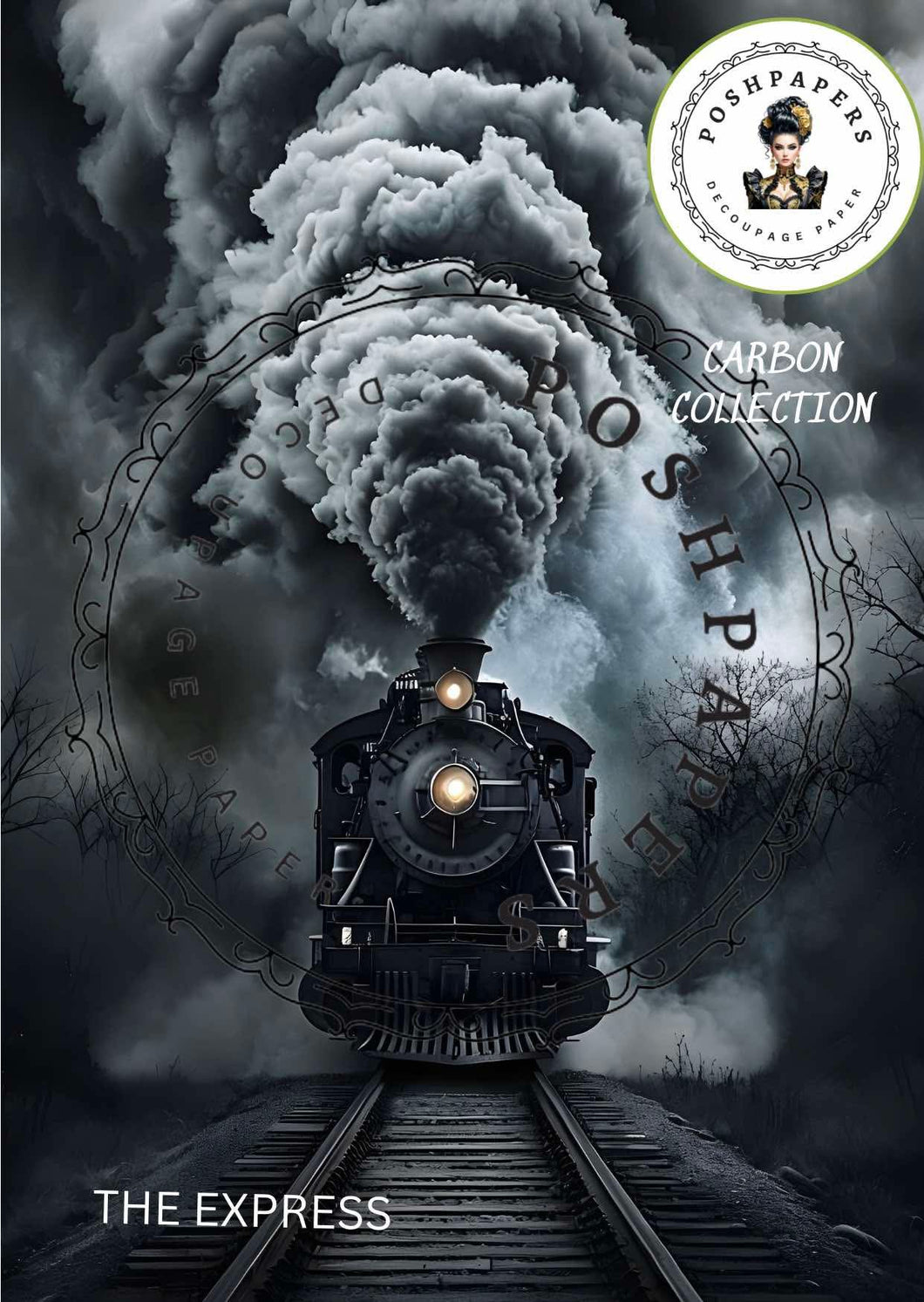 Posh Papers - The Express - Large Decoupage Papers