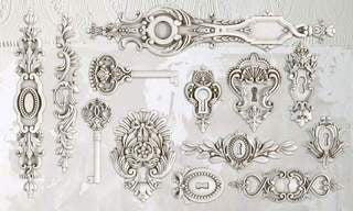 Lock and Key Mould by IOD - Iron Orchid Designs