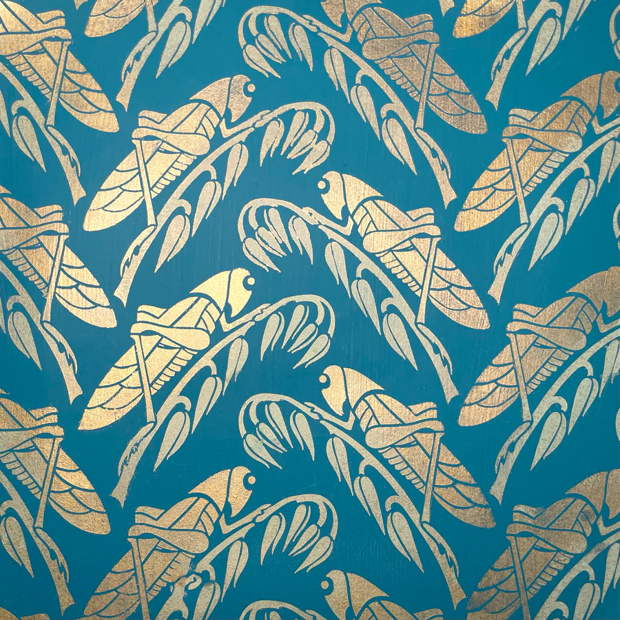 Nouveau Grasshopper Stencil - Stencil Up