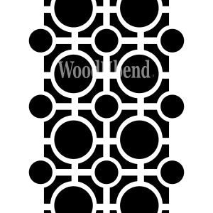 Stained Glass Medium Stencil - Posh Chalk