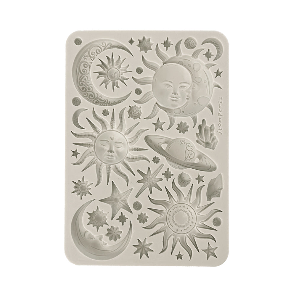 Stamperia A5 Silicone Mould – Sun & Moon