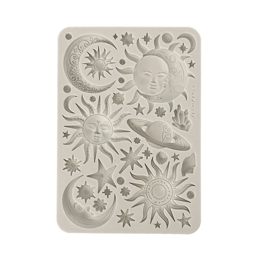 Stamperia A5 Silicone Mould – Sun & Moon