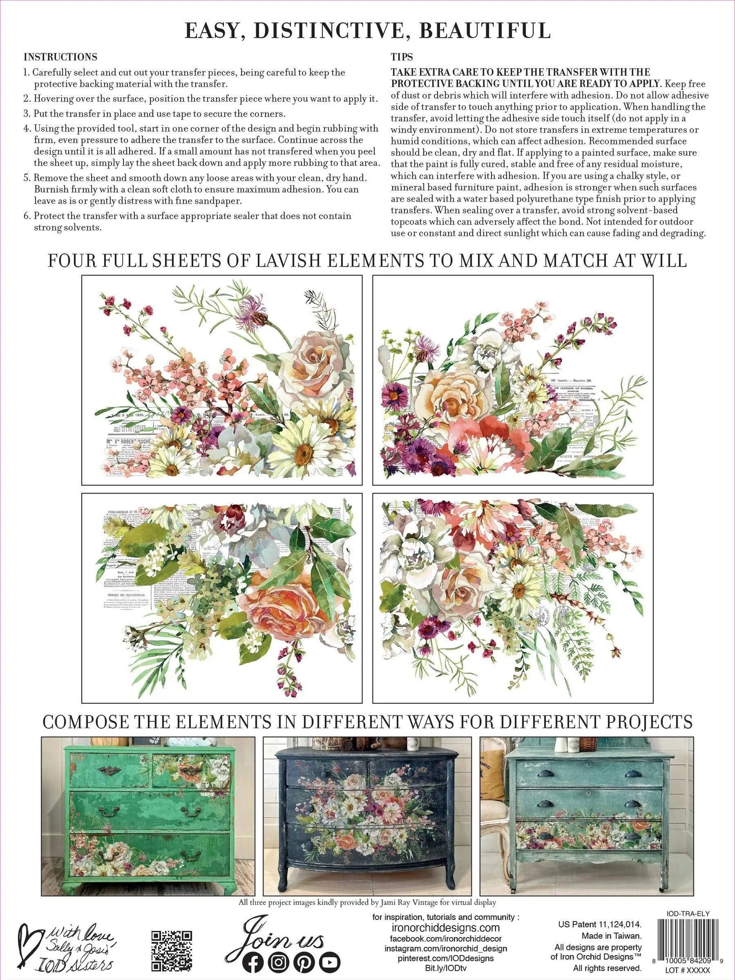 Elysium IOD Transfer - Iron Orchid Designs
