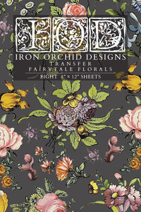 Fairytale Florals IOD Transfer - Iron Orchid Designs