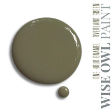 Load image into Gallery viewer, Wise Owl One Hour Enamel Paint - OVERLAND GREEN | Moss Green Kitchen Cabinet and Furniture Paint