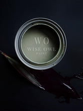 Load image into Gallery viewer, Wise Owl One Hour Enamel Paint - OVERLAND GREEN | Moss Green Kitchen Cabinet and Furniture Paint