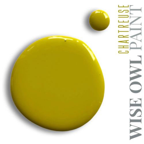 Wise Owl One Hour Enamel Paint - CHARTREUSE | Kitchen Cabinet & Furniture Paint