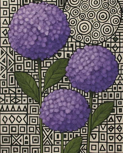 Mauve Hydrendea Decoupage Paper - MINT by Michelle Pairs Collection