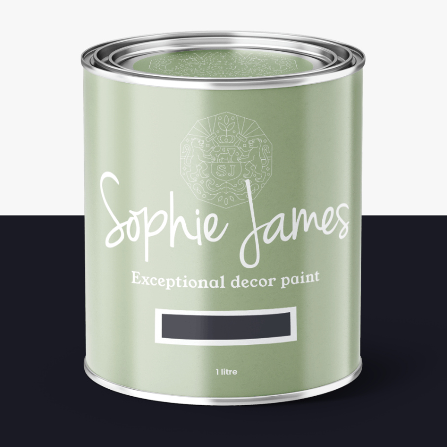 Sapphire Black - Sophie James Decor Paint | Deep Blue Black Furniture & Wall Paint