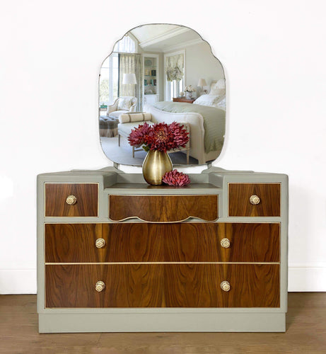 Eucalyptus and Gold Dressing Table