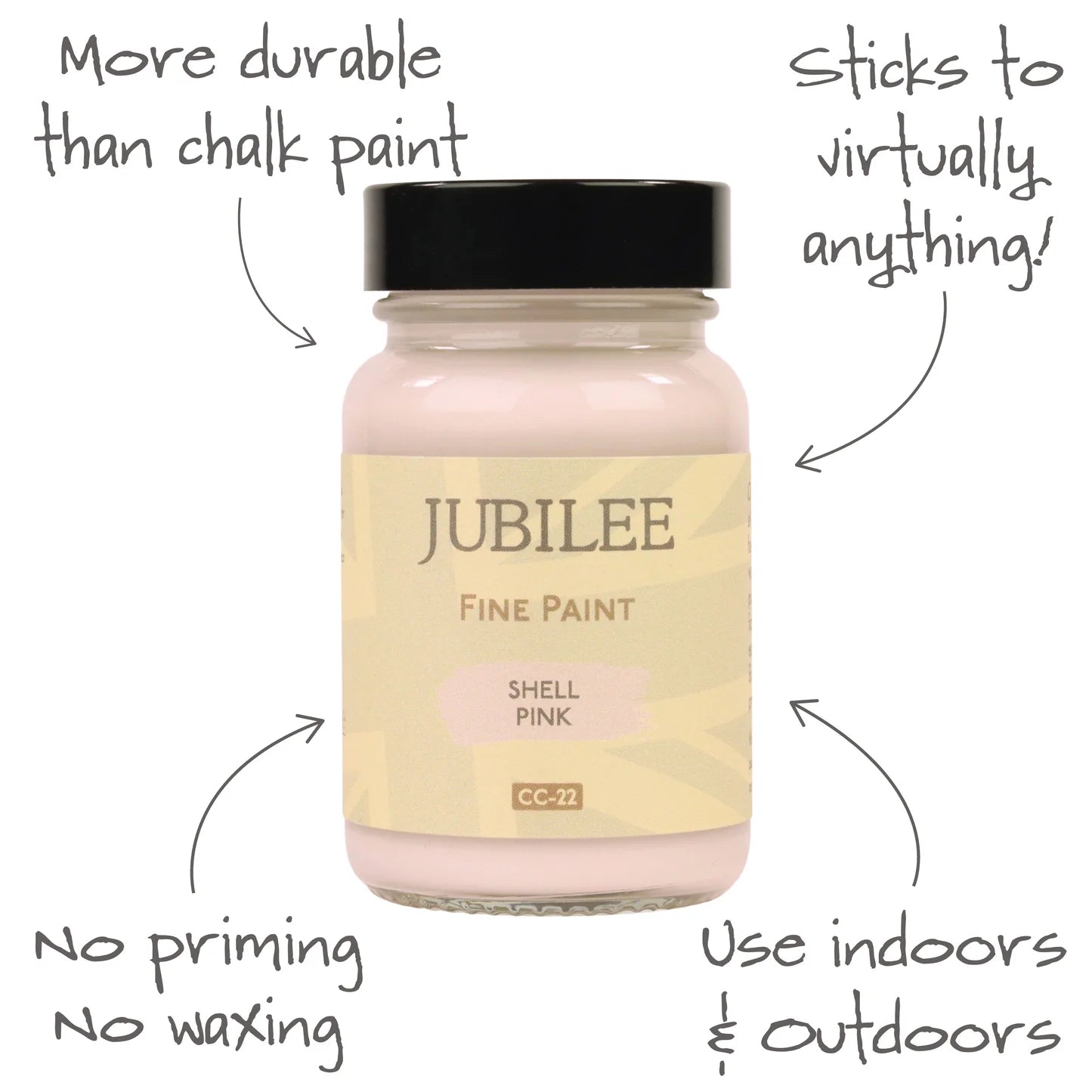 Shell Pink - Jubilee Paint | Furniture & Craft Paint