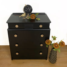 Load image into Gallery viewer, Black Stag Chest of Drawers
