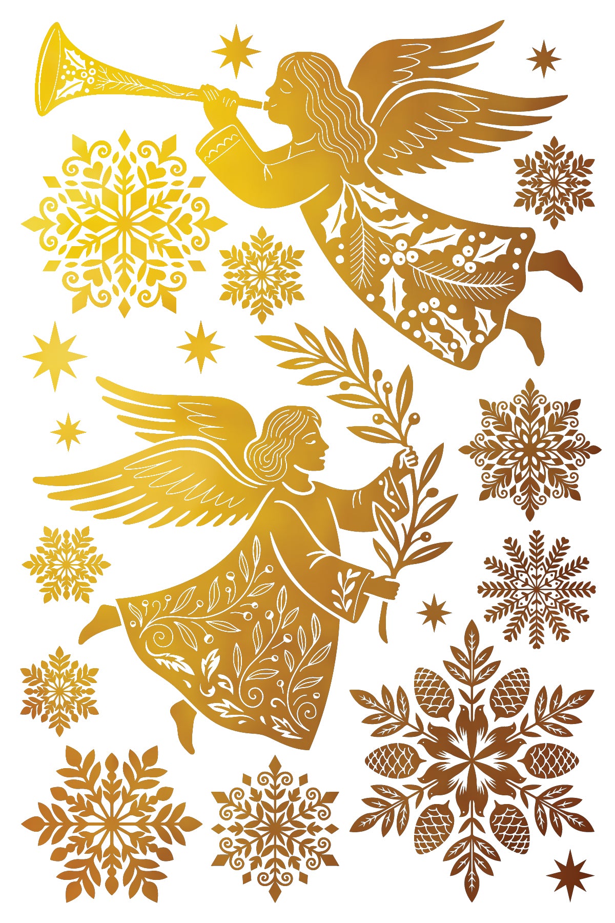 Angels Sing IOD Gilded Foil Transfer - Iron Orchid Designs