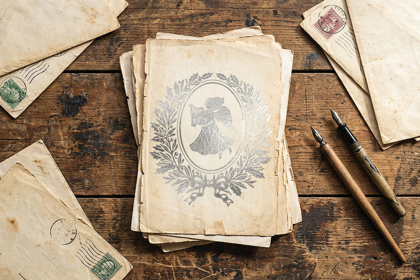 Angels Sing IOD Gilded Foil Transfer - Iron Orchid Designs