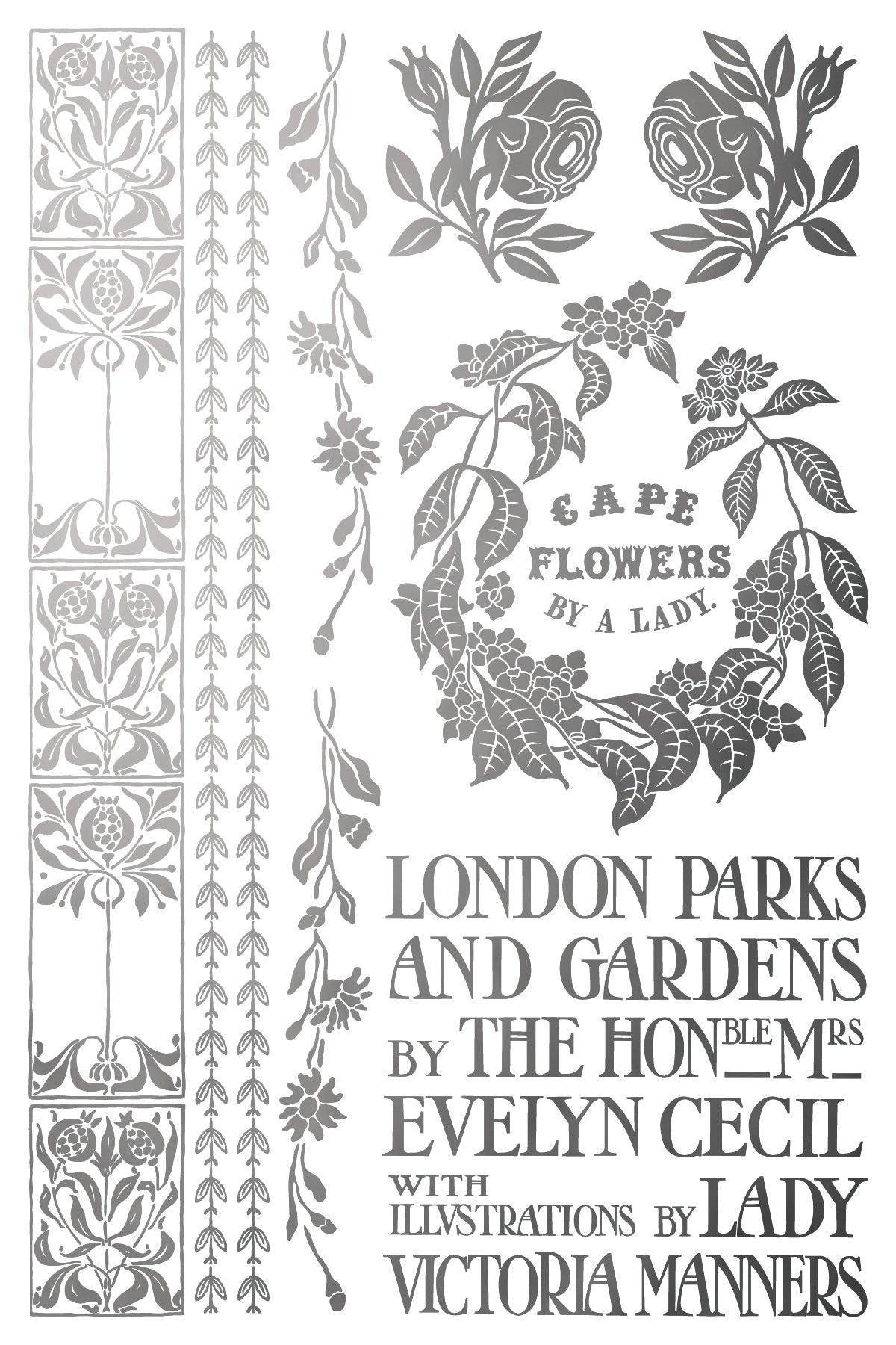Athenaeum IOD Gilded Foil Transfer - Iron Orchid Designs