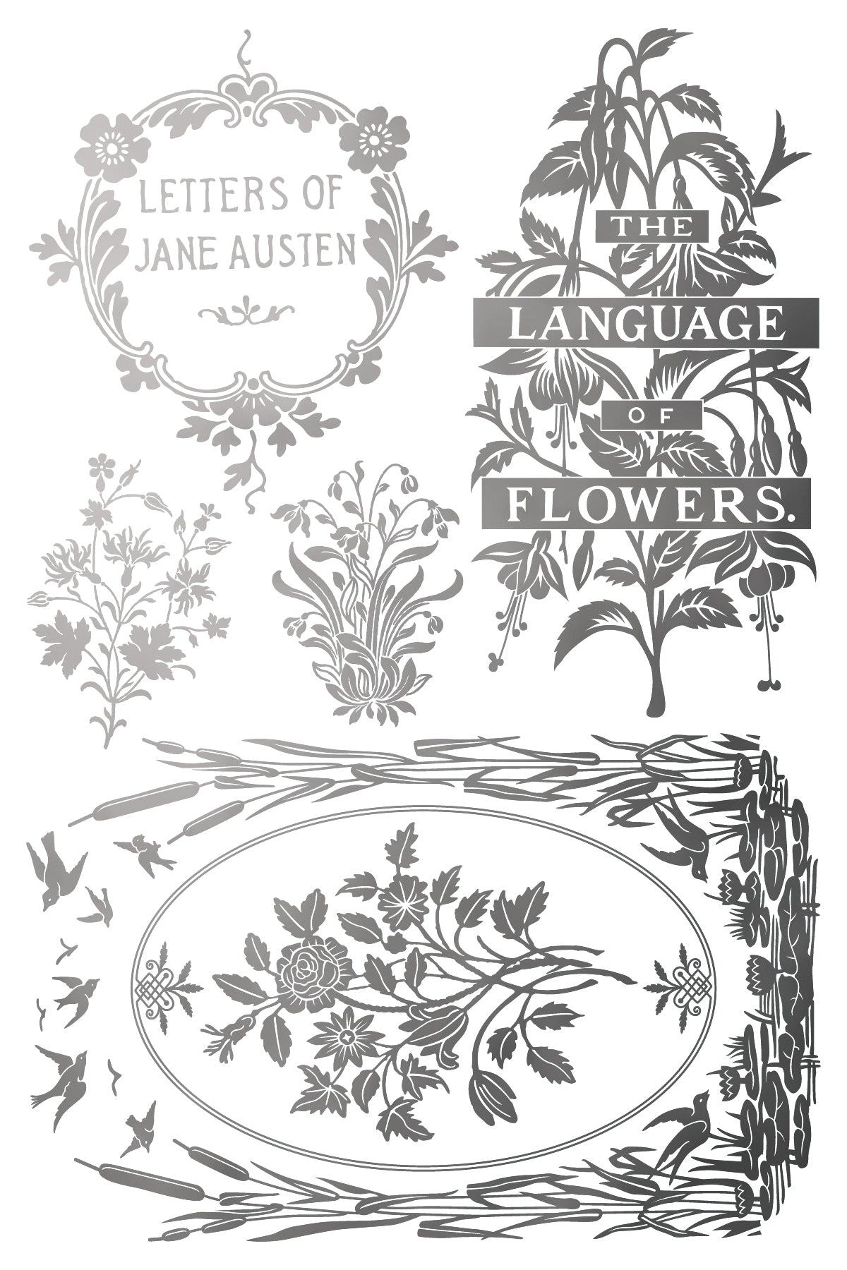 Athenaeum IOD Gilded Foil Transfer - Iron Orchid Designs