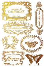 Load image into Gallery viewer, Papillon IOD Gilded Foil Transfer - Iron Orchid Designs