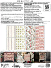 Load image into Gallery viewer, Lattice Rose IOD Paint Inlay - Iron Orchid Designs