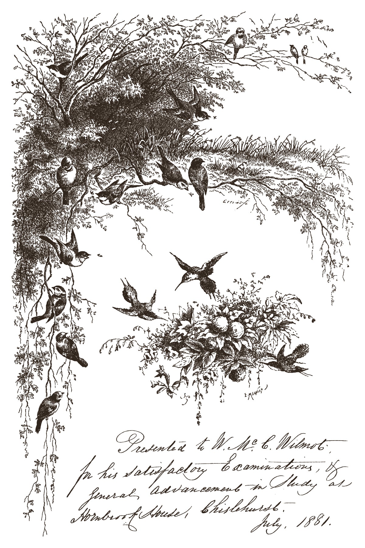 Little Lark IOD Paint Inlay - Iron Orchid Designs