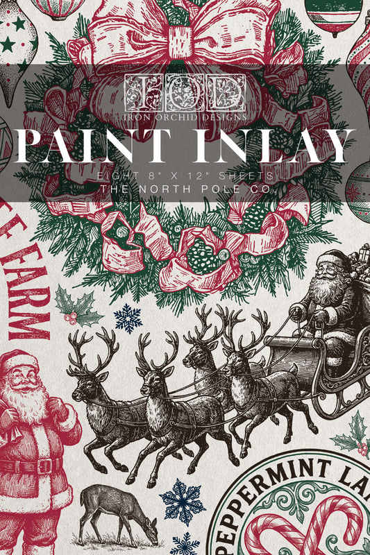 The North Pole Co. IOD Paint Inlay - Iron Orchid Designs
