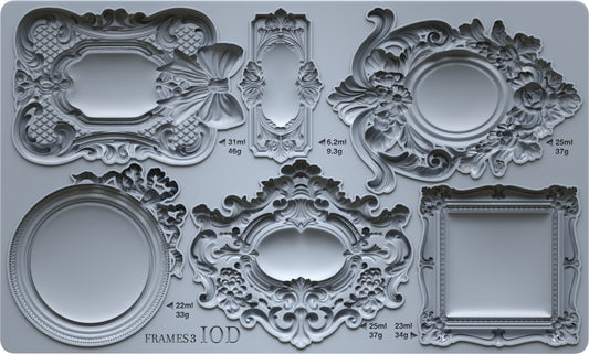 Frames 3 Mould by IOD - Iron Orchid Designs