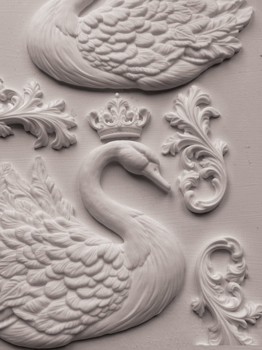 Swan Mould by IOD - Iron Orchid Designs
