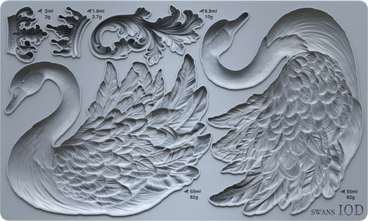 Swan Mould by IOD - Iron Orchid Designs