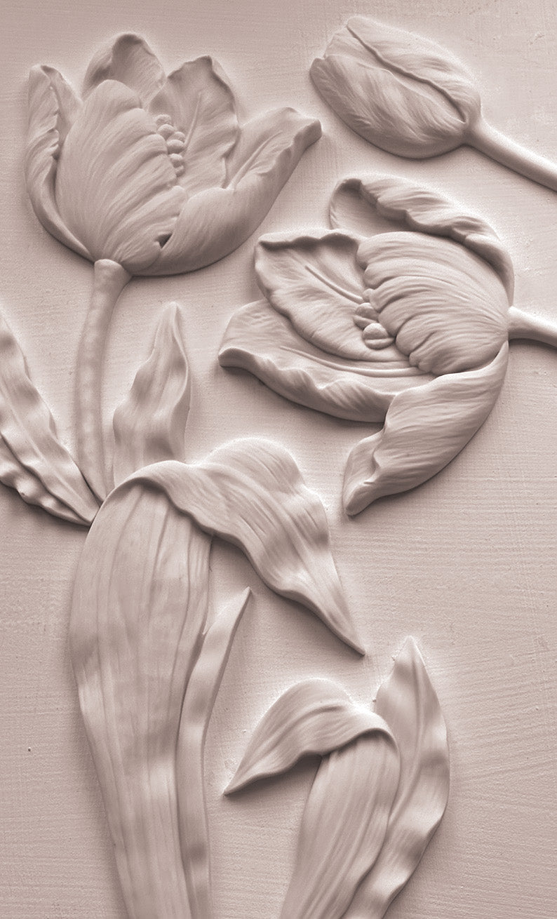 Tulips Mould by IOD - Iron Orchid Designs