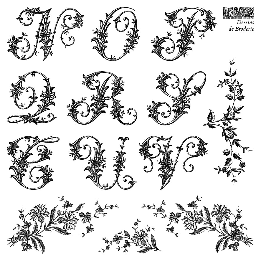 Dessins De Broderie IOD Stamps - Iron Orchid Designs