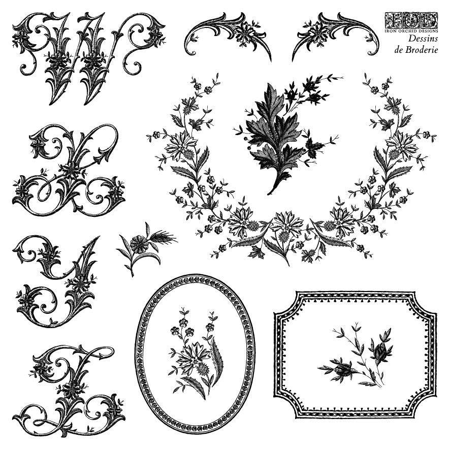 Dessins De Broderie IOD Stamps - Iron Orchid Designs