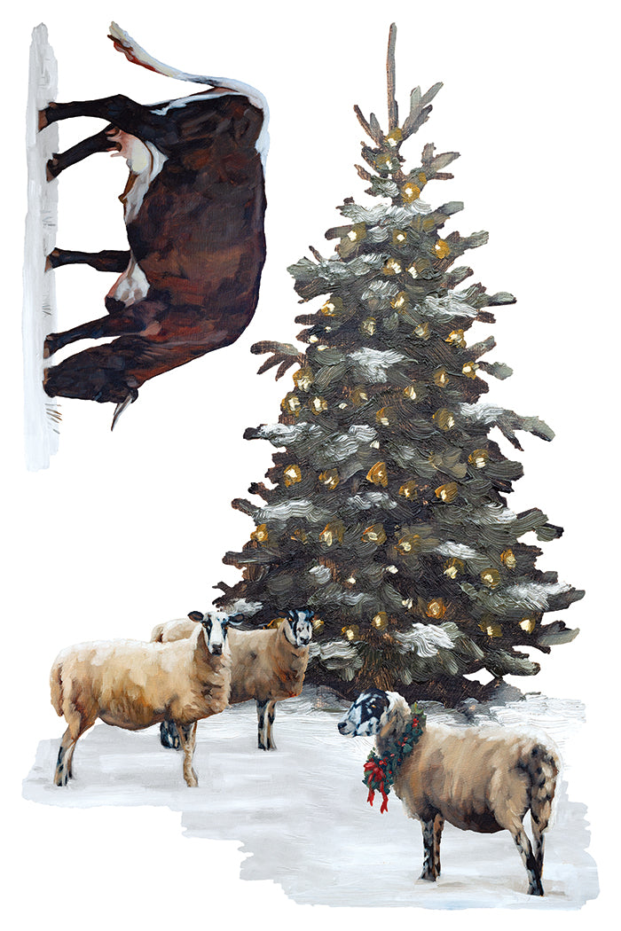 A Cotswold Christmas IOD Transfer - Iron Orchid Designs *LIMITED EDITION*