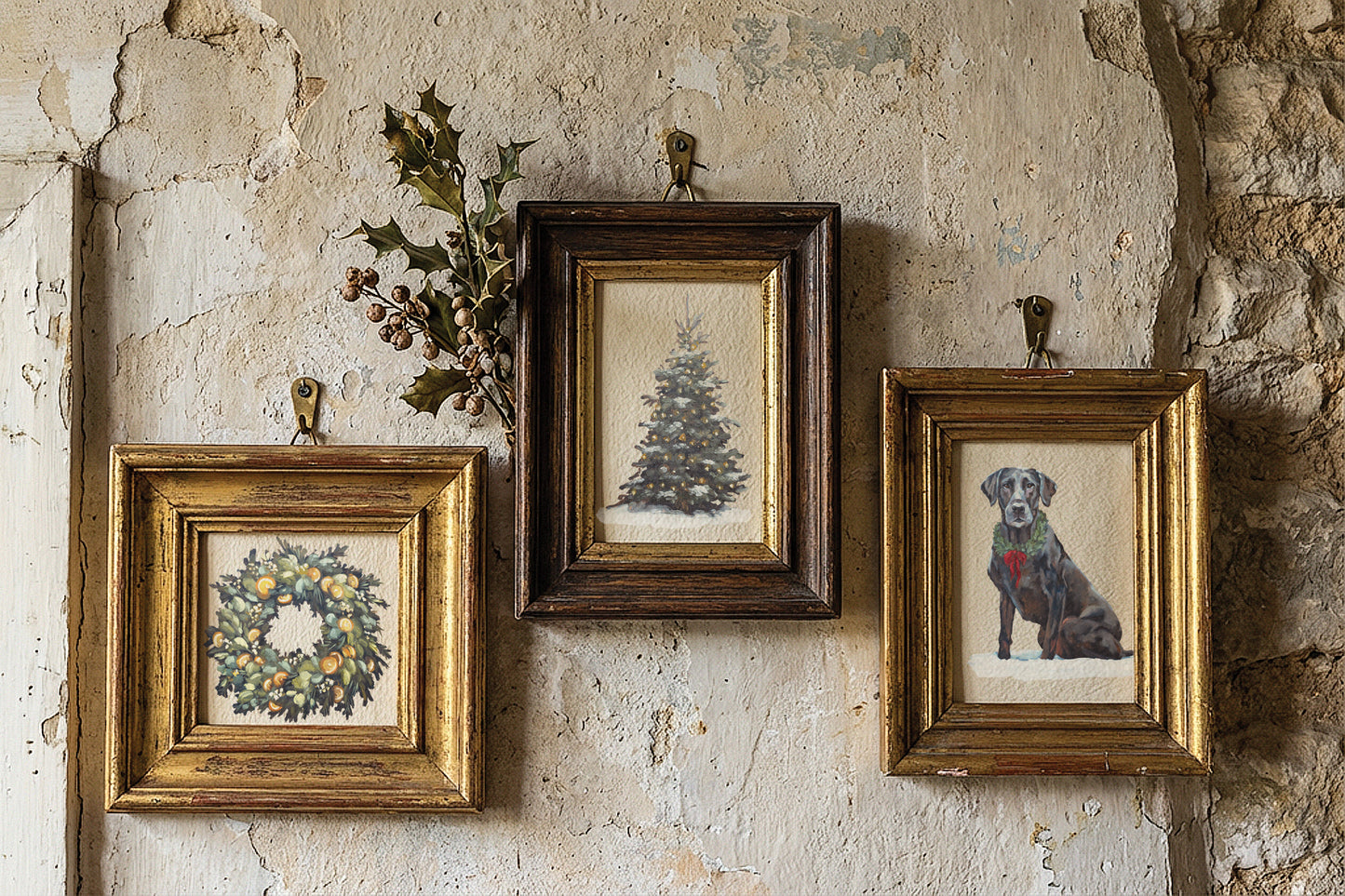A Cotswold Christmas IOD Transfer - Iron Orchid Designs *LIMITED EDITION*