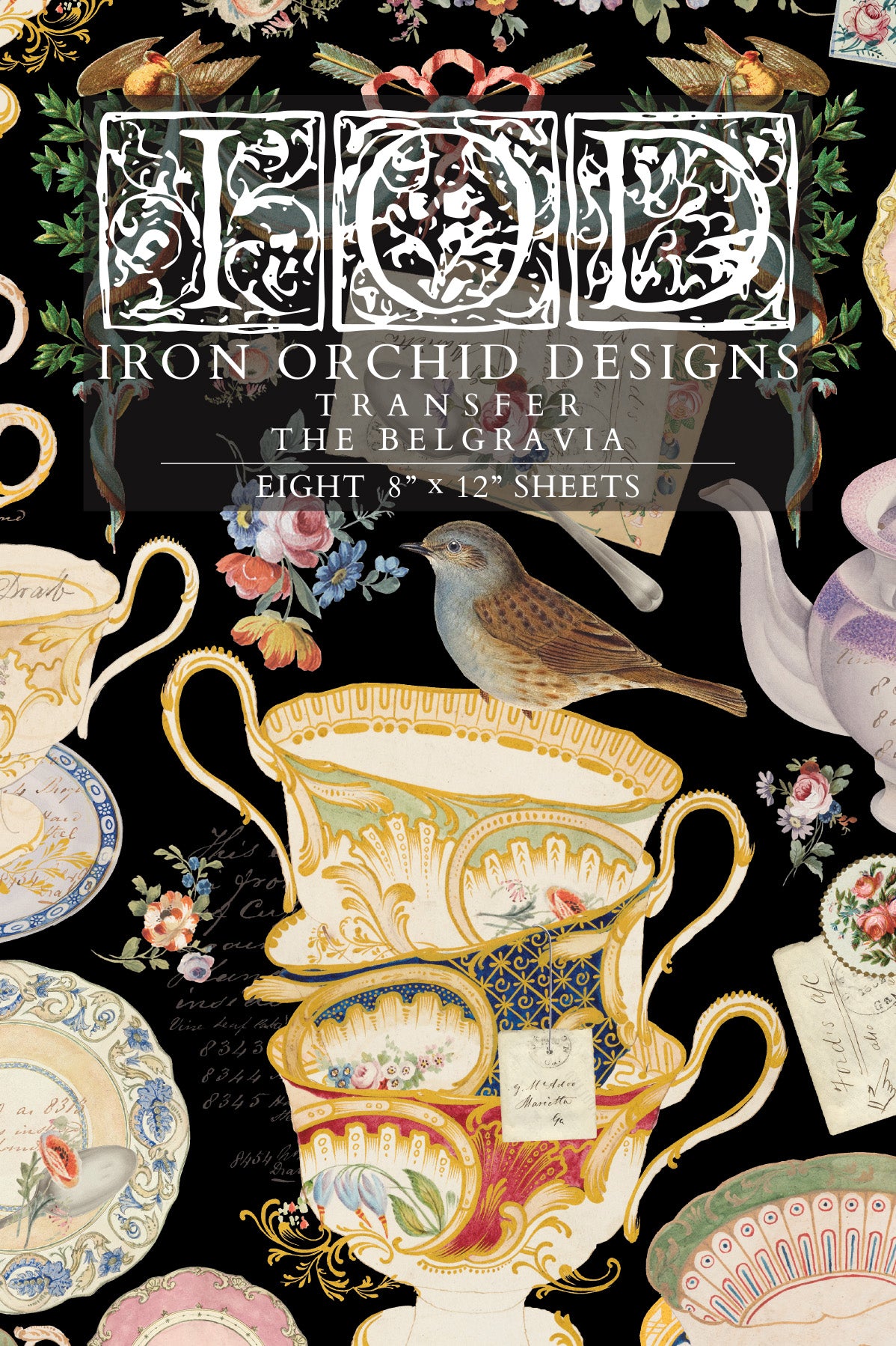 The Belgravia IOD Transfer - Iron Orchid Designs