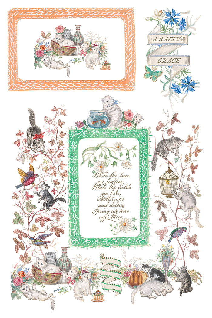 Emily Clare IOD Transfer - Iron Orchid Designs