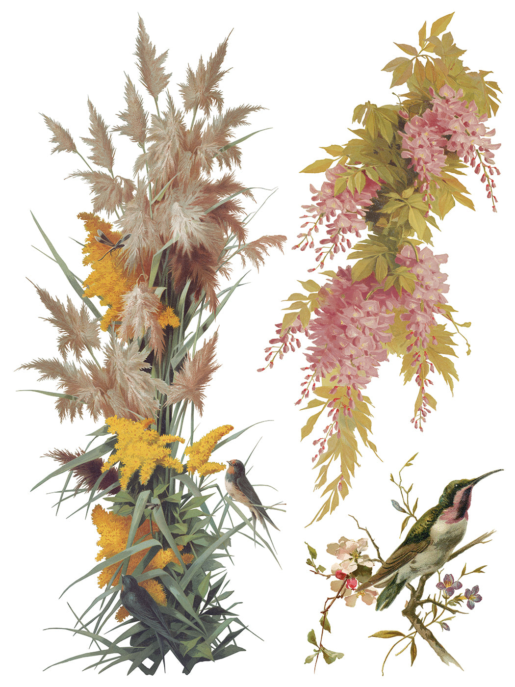 Flowers By The Poets IOD Transfer - Iron Orchid Designs