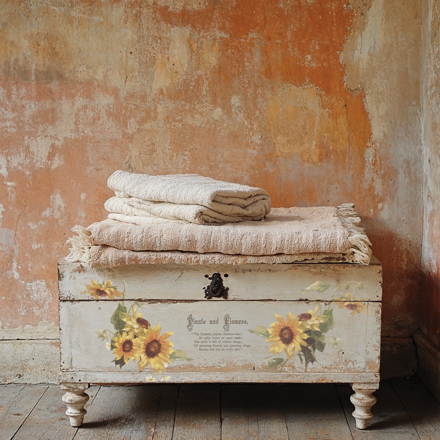 Flowers By The Poets IOD Transfer - Iron Orchid Designs