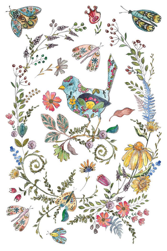 Fern Fables IOD Transfer - Iron Orchid Designs