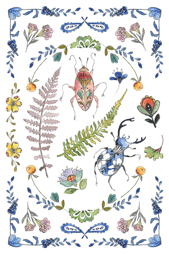 Fern Fables IOD Transfer - Iron Orchid Designs