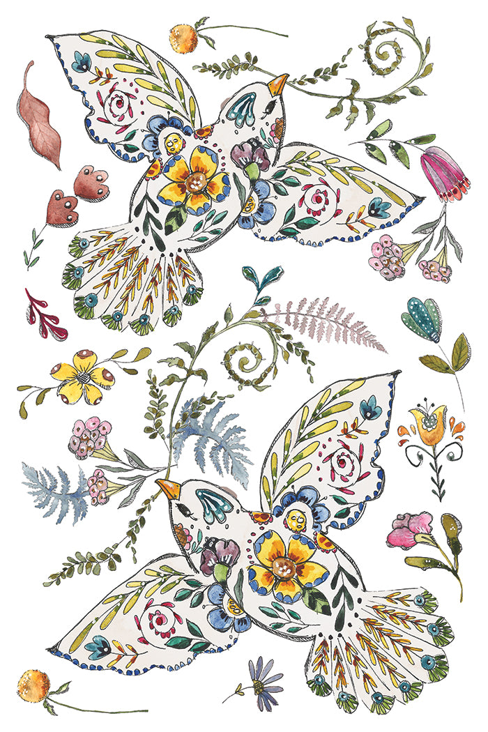 Fern Fables IOD Transfer - Iron Orchid Designs
