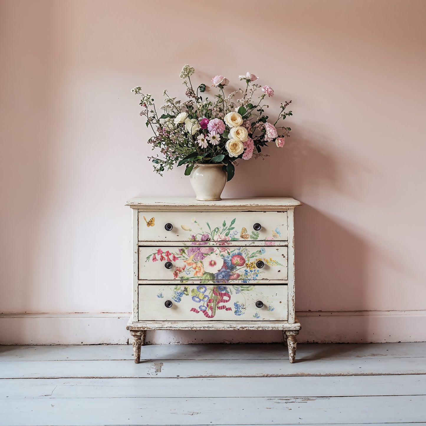 Marche Des Fleurs IOD Transfer - Iron Orchid Designs