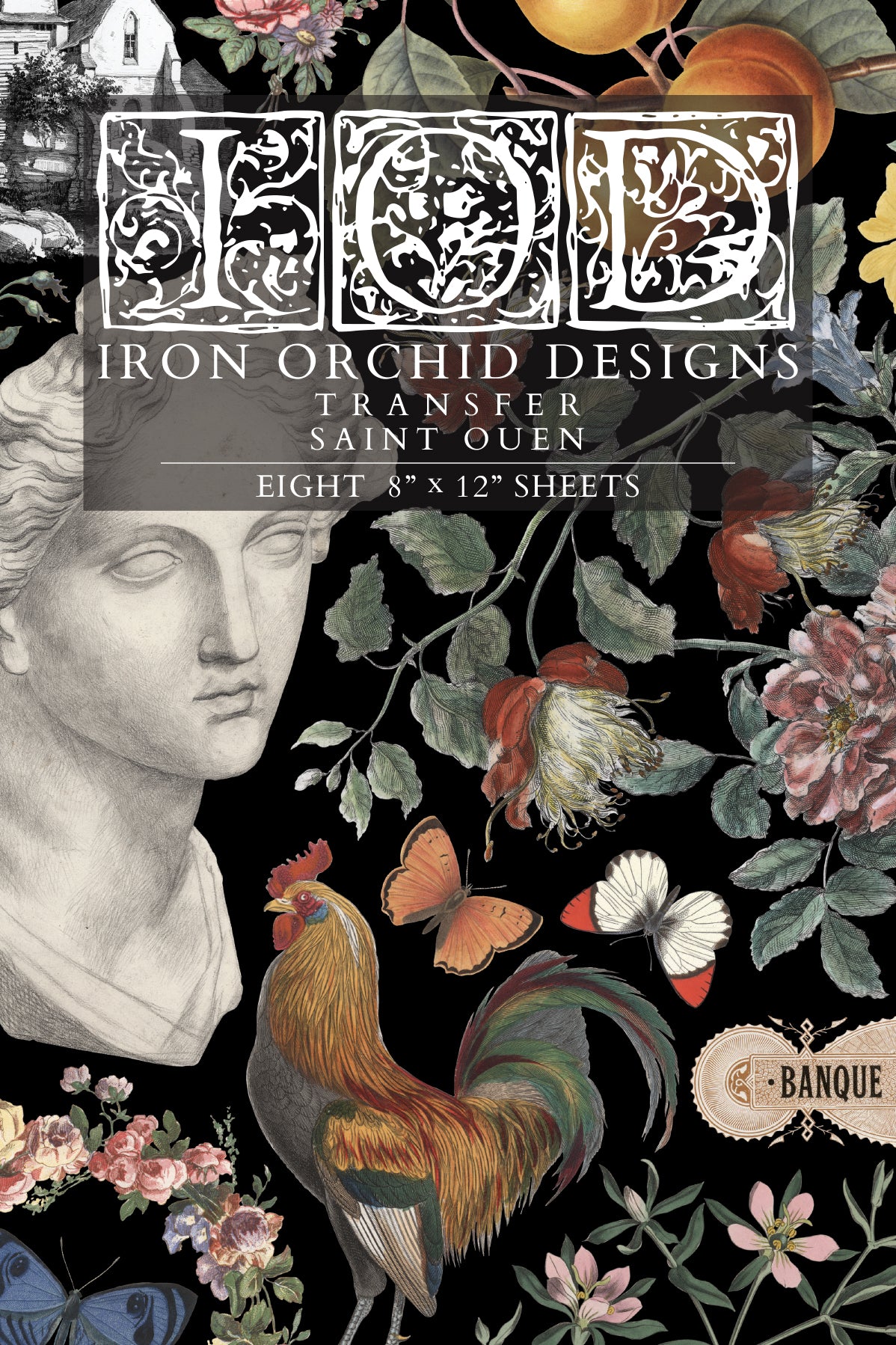 Saint Ouen IOD Transfer - Iron Orchid Designs