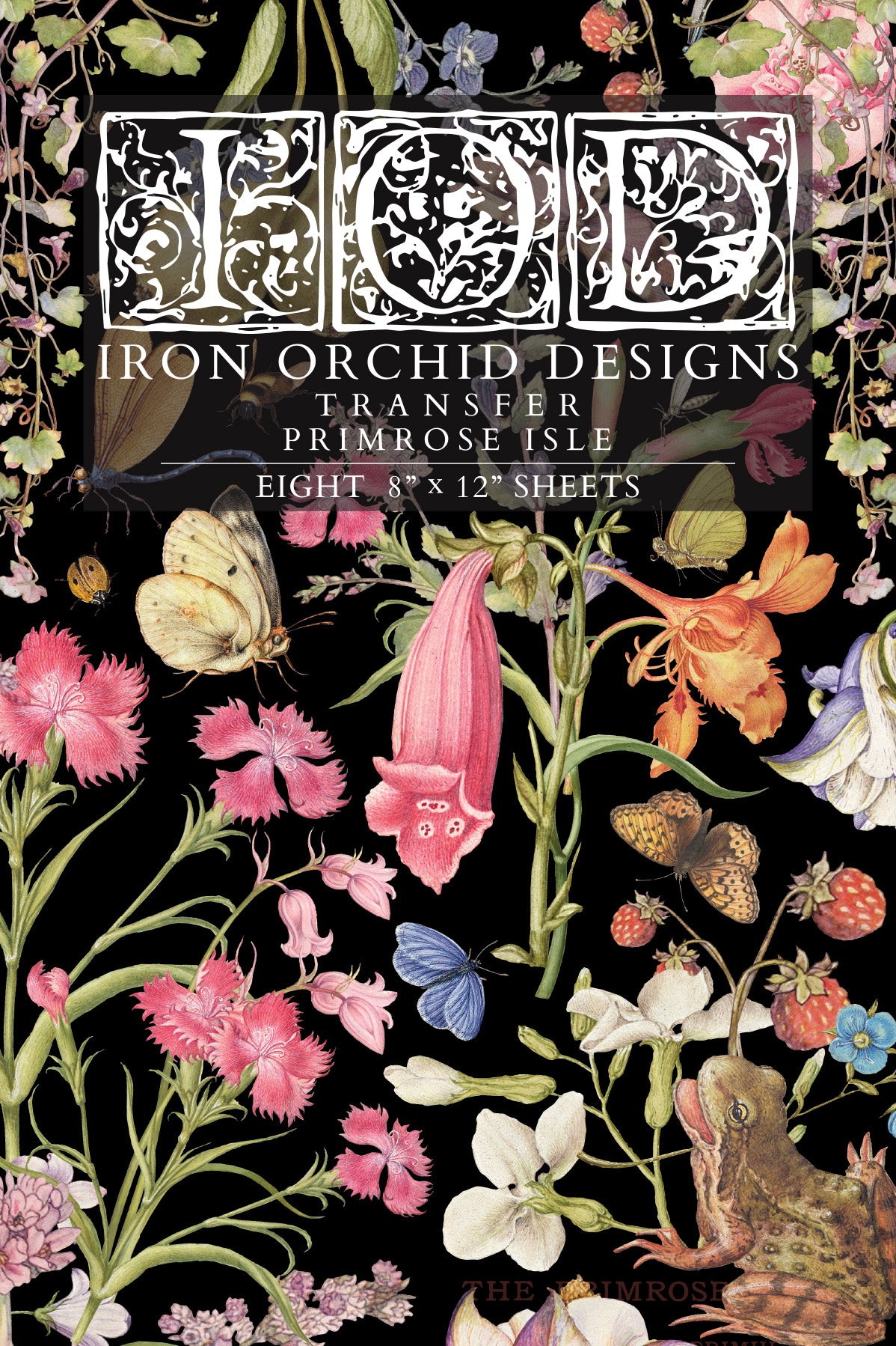 Primrose Isle IOD Transfer - Iron Orchid Designs